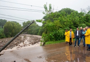 Temporal en Jujuy: trabajo mancomunado por cauces, puentes y acueducto