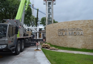 Obras del Centro Cultural Lola Mora, al 67%