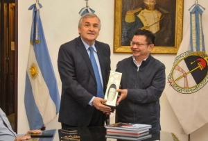 Morales recibi&oacute; al Presidente de la empresa PowerChina