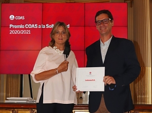 Solidaridad sanitaria: Ledesma recibi&oacute; el Premio COAS