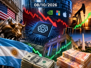 Wall Street cerr&oacute; en rojo por la ca&iacute;da de las tecnol&oacute;gicas, mientras el Merval avanz&oacute; y el d&oacute;lar retrocedi&oacute;