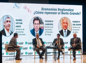 Cardozo expuso el modelo juje&ntilde;o de desarrollo ante expertos en econom&iacute;a y finanzas