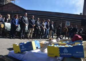 Apoyo oficial en el inicio de zafra de Ledesma