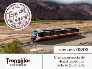 El Tren Solar impulsa la Ruta del Vino: una experiencia sostenible que une paisaje, cultura y vino de altura