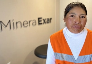 Antonia Maman&iacute; de Minera Exar, es la mujer minera del a&ntilde;o