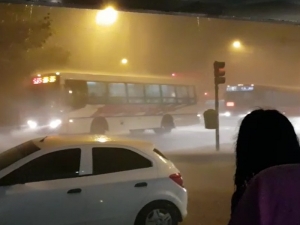 La tormenta afectó el servicio de energía