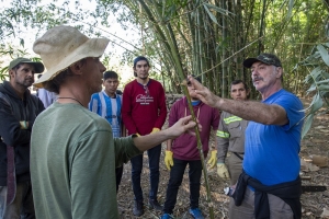 Bambú, el material carbono neutral elegido por la Escuela de Oficios de Ledesma