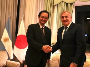 Morales visit&oacute; al Embajador de Jap&oacute;n