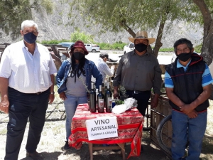 Haquim participó de la feria de agricultores de Tumbaya
