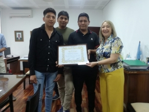 El Senado distingui&oacute; con la Menci&oacute;n de Honor al Valor Cient&iacute;fico a estudiantes de la Facultad de Ingenier&iacute;a de la UNJu