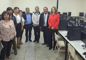 Inauguraron el Centro Inform&aacute;tico de la ETP N&deg;1 "Gral. Arist&oacute;bulo Vargas Belmonte"