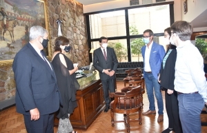 Haquim recibi&oacute; a representantes de la Uni&oacute;n Europea y del Banco Europeo de Inversiones