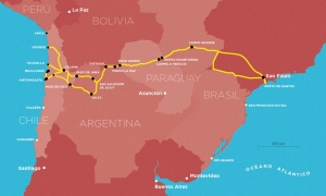 Norte Grande: gestiones en Brasil para mejorar la conectividad del corredor bioce&aacute;nico