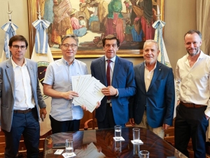 Gobierno entregó certificado de Crédito Fiscal a Tsingshan South America