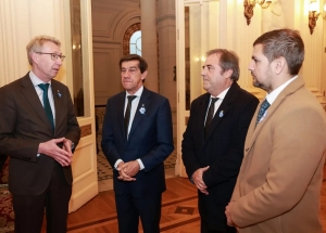 Miner&iacute;a, eje del encuentro entre gobernador y vicegobernador con el Embajador de Suecia en Argentina