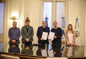 Gerardo Morales y Pablo Javkin iniciar&aacute;n las gestiones por una ruta a&eacute;rea entre Jujuy y Rosario